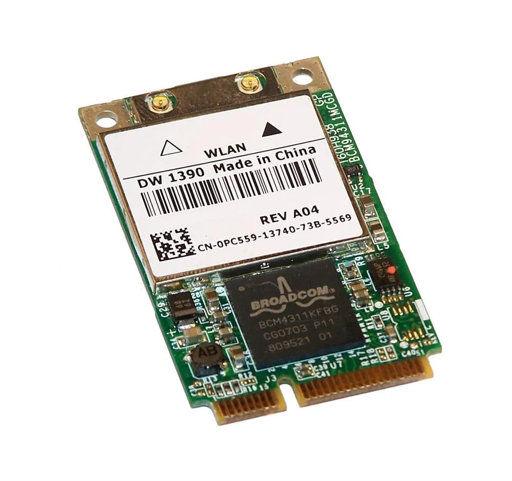 0PC559 - Dell DW 1390 IEEE 802.11b/g Mini PCI-Express Wi-Fi Adapter 54 Mbps Internal