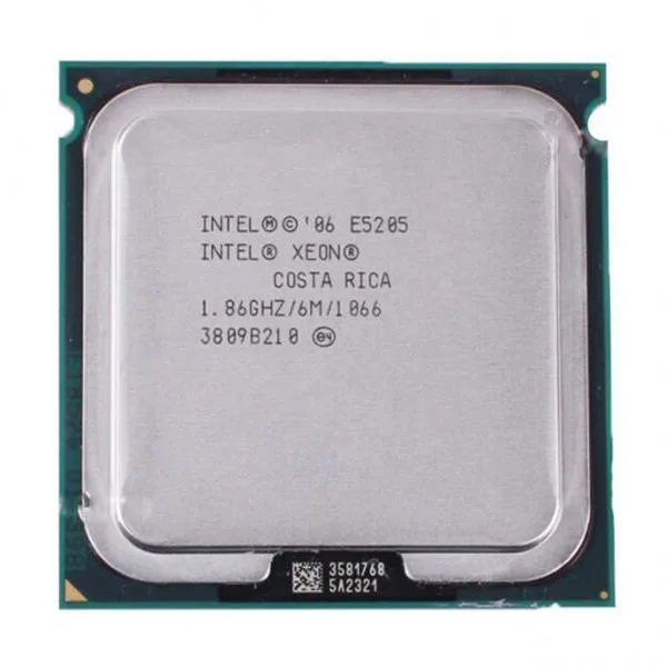 0PW208 - Dell 1.86GHz 1066MHz FSB 6MB L2 Cache Socket LGA771 Intel Xeon E5205 2-Core Processor