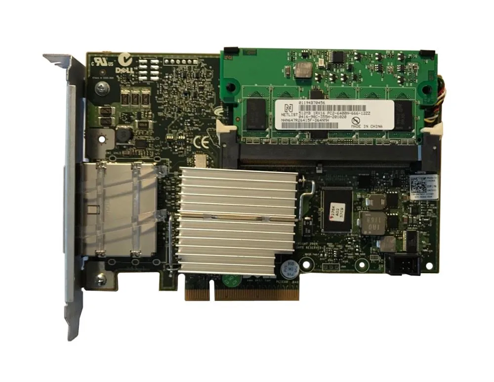 0R1HPD - Dell PERC H800 6GB/s PCI-Express 2.0 SAS RAID Controller with 512MB Cache