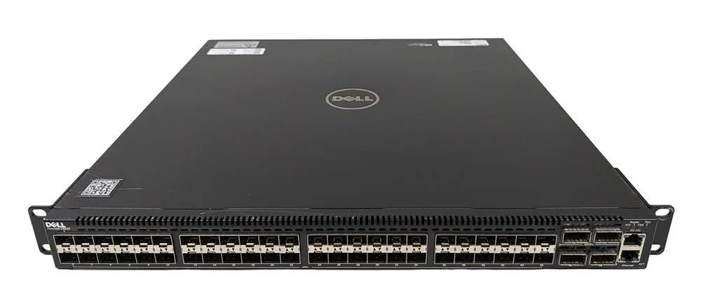 0SRK7V - Dell Force10 S4810P 48 x Ports 10GBase-T + 4 x Ports 40GBase-X QSFP+ Rack-Mountable Layer 3 Managed 10 Gigabit Ethernet Network Switch
