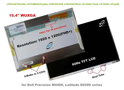 0T0981 - Dell 15.4-inch (1920 x 1200) WUXGA LCD Panel