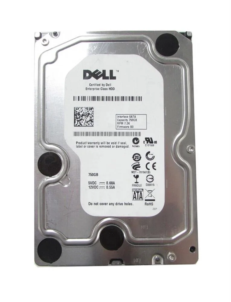 0T9H3Y - Dell 750GB 7200RPM SATA 6Gb/s 16MB Cache 2.5-inch Hard Drive