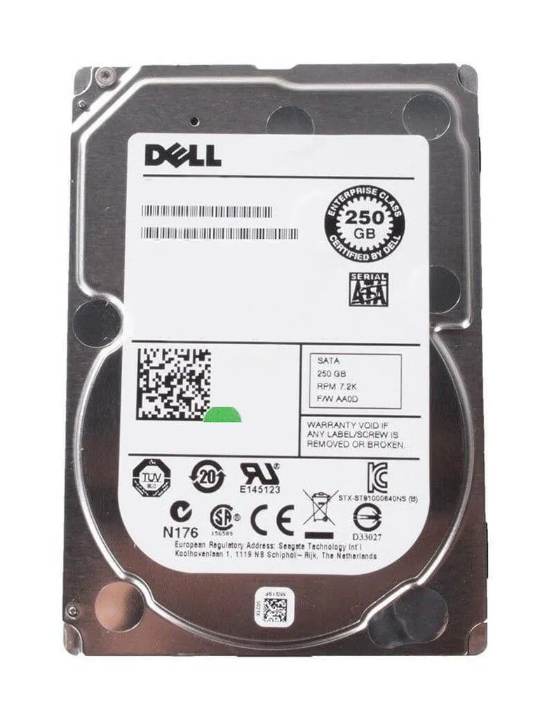 0TG9GK - Dell 250GB 7200RPM SATA 3Gb/s 2.5-inch Hard Drive