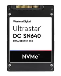 0TS1849 - Western Digital Ultrastar DC SN640 960GB Triple-Level Cell PCI Express 3.1 x4 NVMe U.2 2.5-inch Solid State Drive