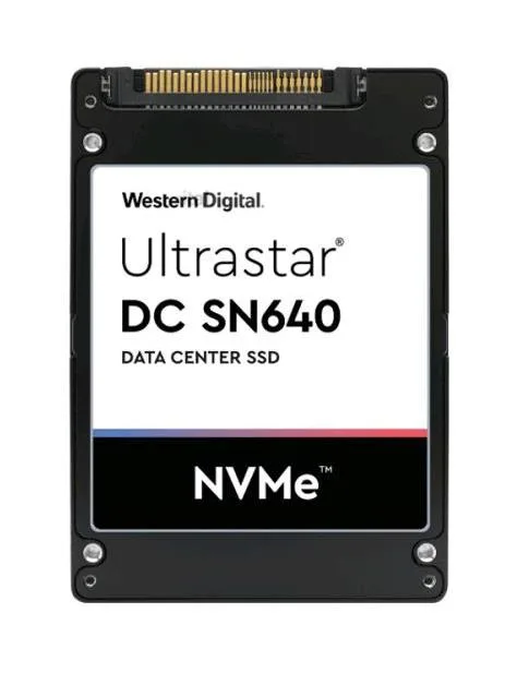 0TS1927 - Western Digital Ultrastar DC SN640 960GB Triple-Level Cell PCI Express 3.1 x4 NVMe U.2 2.5-inch Solid State Drive
