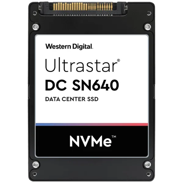 0TS1930 - Western Digital Ultrastar DC SN640 7.68TB Triple-Level Cell PCI Express 3.1 x4 NVMe U.2 2.5-inch Solid State Drive