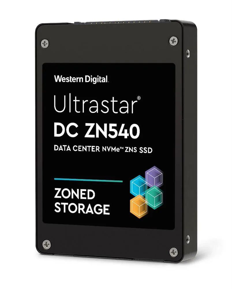 0TS2109 - Western Digital Ultrastar DC ZN540 8192GB PCI Express 3.0 x4 NVMe TCG FIPS U.2 2.5-inch Solid State Drive