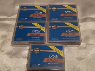 0UG930 - Dell 36GB/72GB DAT72 4mm DATA Tape (5-Pack)