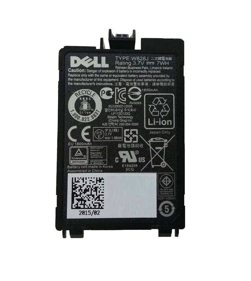 0W828J - Dell PERC 6/I 7WHR Li-Ion Battery for PowerEdge M610