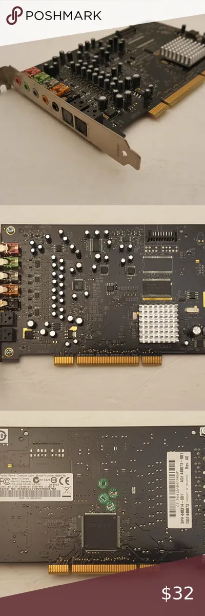 0WW202 - Dell Creative Labs X-Fi Xtreme PCI-X Sound Card