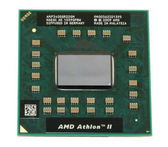 0X8W3T - Dell 2.2GHz 1600MHz HTL 2 x 512KB L2 Cache Socket S1 (S1g4) AMD Athlon II P340 Dual Core Processor