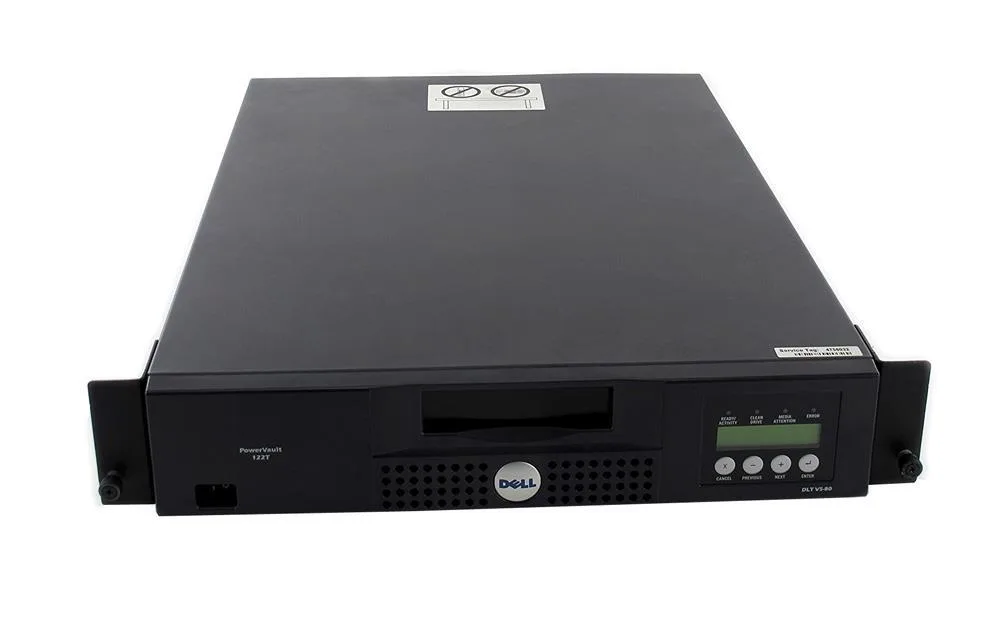 0Y6643 - Dell 8-Slot SCSI DLT VS-80 Autoloader Tape Drive for PowerVault 122T