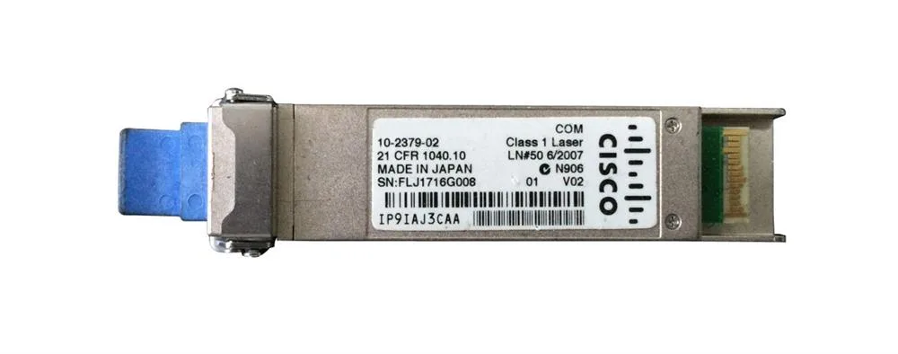 10-2379-02 - Cisco DWDM-XFP-35.82 10Gbps 10GBase-DWDM Single-mode Fiber 80km 1535.82nm Duplex LC Connector XFP Transceiver Module