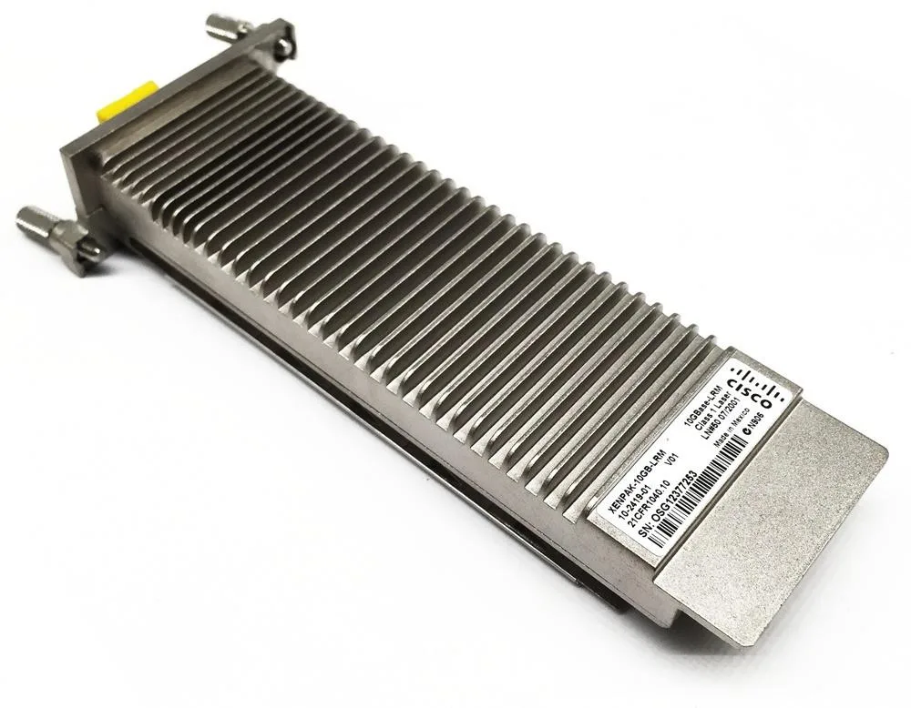 10-2419-01 - Cisco Multi-mode 10Gbps 10GBase-LRM Fiber 220m 1310nm Duplex SC Connector XENPAK Transceiver Module