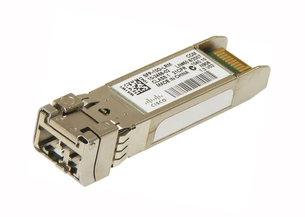 10-2456-02 - Cisco Multi-mode 10Gbps 10GBase-LRM Fiber 220m 1310nm Duplex LC Connector SFP+ Transceiver Module