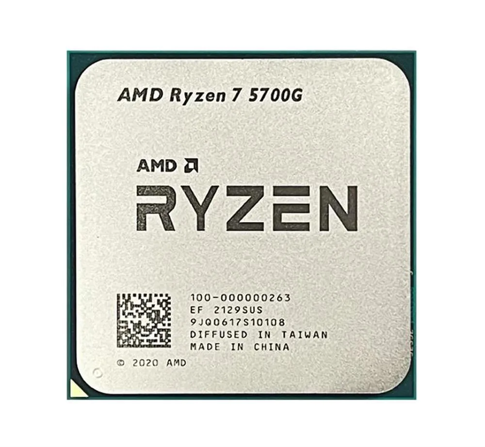 100-100000263BOX - Amd Ryzen 7 5700G - Ryzen 7 5000 G-Series Cezanne (Zen 3) 8-Core 3.8 GHz Socket AM4 65W Amd Radeon Graphics Desktop Processor