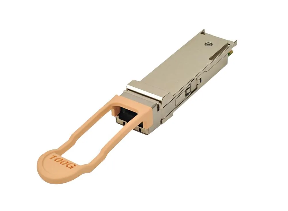 100G-QSFP28-SR4 - Brocade 100Gb/s 100GBase-SR4 Multi-Mode Fiber 100m 850nm Duplex LC Connector QSFP28 Transceiver Module