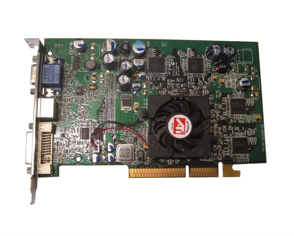 102-A03407-00 - ATI 128MB VGA/ S-Video/ DVI/ AGP Video Graphics Card
