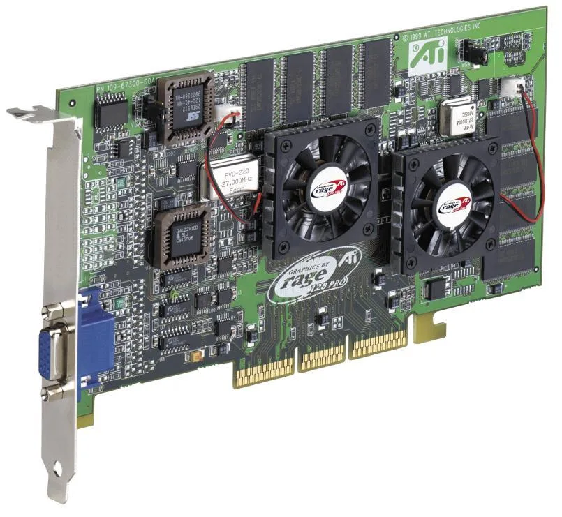 109-63200-01 - ATI Rage 128 Pro 32MB AGP Video Graphics Card