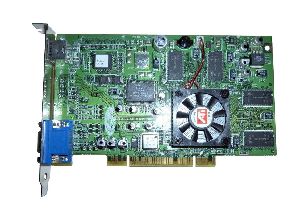 109-75700-00 - ATI Radeon 32MB PCI S-Video/ VGA Video Graphics Card
