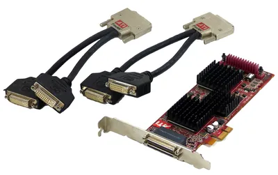 109-B15231-00 - ATI FireMV 2250 256MB PCI Express DVI/ TV-out Low Profile Video Graphics Card
