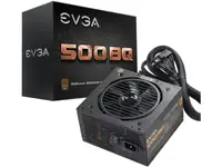 110-BQ-0500-K1 - EVGA 500 BQ 500-Watts 80 Plus Bronze Certified Semi Modular ATX Power Supply