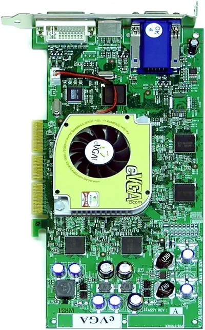 128-A8-NV84 - EVGA GeForce4 Ti 4600 128MB DDR 128-Bit AGP 4X/8X Video Graphics Card
