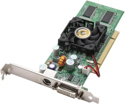 128-P1-N320-S1 - EVGA Nvidia GeForce FX 5500 128MB 64-Bit DDR PCI DVI/ S-Video Out Video Graphics Card