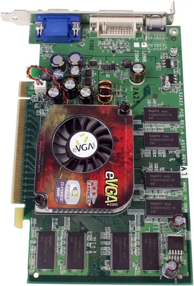 128-P2-N361-R1 - EVGA e-GeForce 6200 128MB DDR 128-Bit PCI Express x16 Video Graphics Card