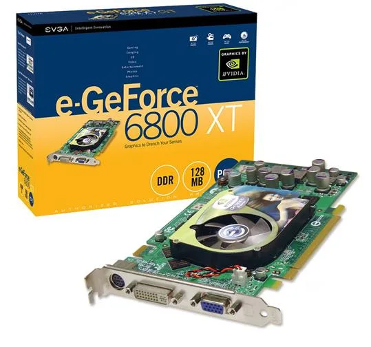 128-P2-N367-TX - EVGA GeForce 6800XT 128MB 256-Bit DDR PCI Express DVI-I/ VGA/ HDTV Video Graphics Card