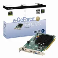 128-P2-N428-A1 - EVGA e-GeForce 7200 GS 128MB DDR2 64-Bit PCI Express x16 DVI/ D-Sub/ S-Video Output Video Graphics Card