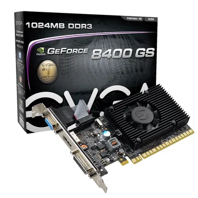128-P2-N731-LA - EVGA GeForce 8400 GS 128MB 64-Bit GDDR2 PCI Express x16 HDCP Ready Video Graphics Card