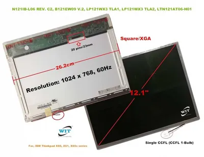 13N7096 - IBM Lenovo 12.1-inch (1024 x 768) XGA LCD Panel