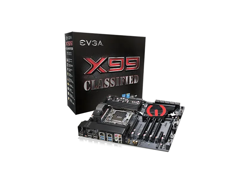 151-HE-E999-KR - EVGA Intel X99 Chipset 128GB DDR4 SDRAM ATX System Board (Motherboard) Socket-R3 LGA2011-3