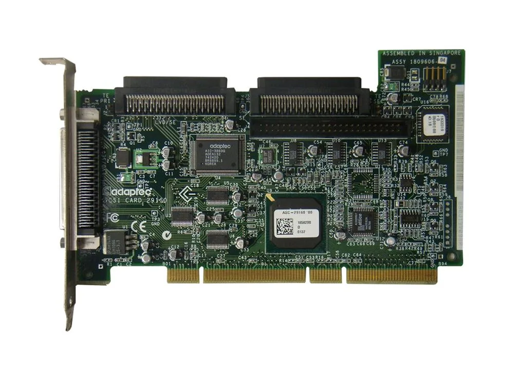 154457-B21 - HP Single Channel 64-bit 66MHz PCI Ultra3 SCSI Controller for ProLiant Server with Standard Bracket