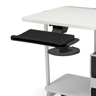 169BK - Ergotron Keyboard & Mouse Caddy, Compact Keyboard Mount