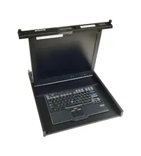 1723-HC1 - IBM 1U 17-inch Flat Panel Console Kit with Keyboard, mouse, Power Adapter and Rail Kit