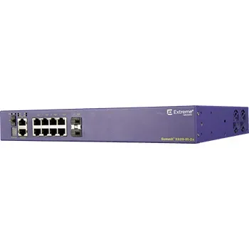 17405 - Extreme Networks ExtremeSwitching X620-8t-2x X620 Series 8 100Mb/1Gb/10GBASE-T with EEE Switch with 2-port SFP+