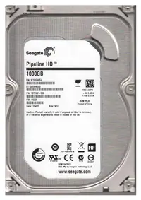 1CT162-500 - Seagate Pipeline 1TB 5900RPM SATA 6Gb/s 64MB Cache (CE) 3.5-inch Hard Drive