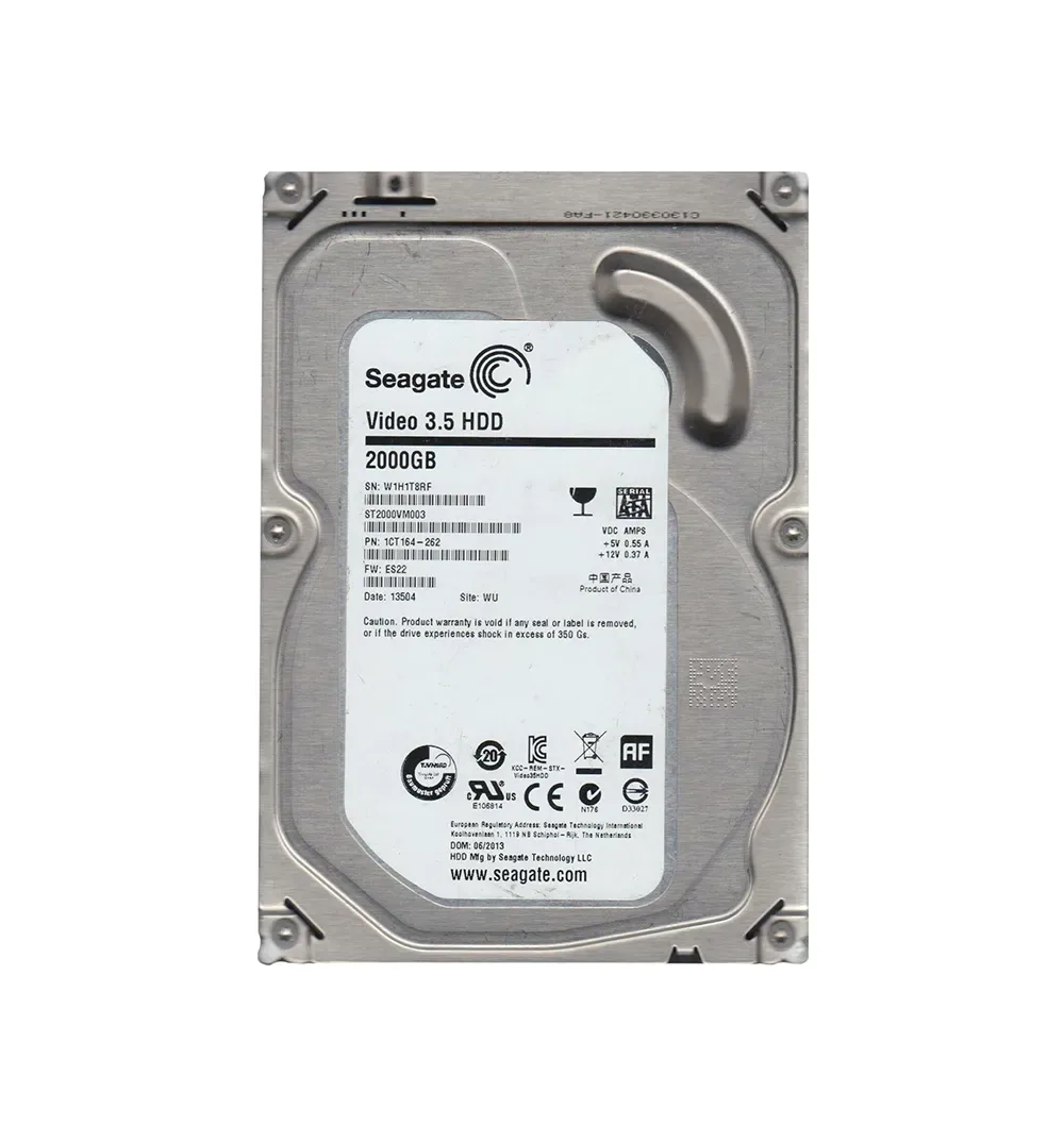 1CT164-262 - Seagate Pipeline 2TB 5900RPM SATA 6Gb/s 64MB Cache (CE) 3.5-inch Hard Drive