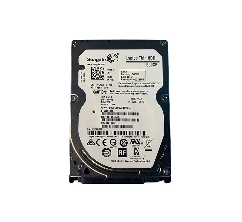 1DG142-540 - Seagate Momentus Thin 500GB 5400RPM SATA 3Gb/s 16MB Cache (CE) 2.5-inch Hard Drive