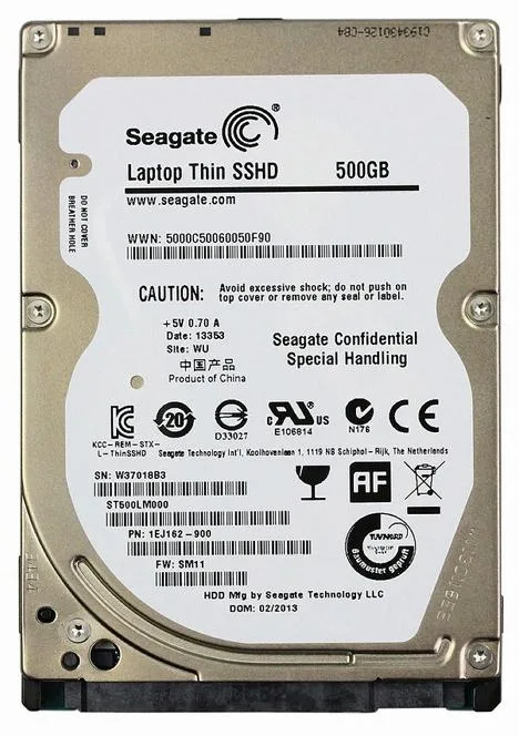 1EJ162-900 - Seagate Laptop Thin 500GB 5400RPM SATA 6Gb/s 64MB Cache 2.5-inch Hard Drive