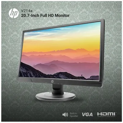 HP 1FR84A6#ABA V214a 20.7-inch Full HD (1080p) 1920 x 1080 at 60Hz Widescreen LED-Backlit LCD Monitor