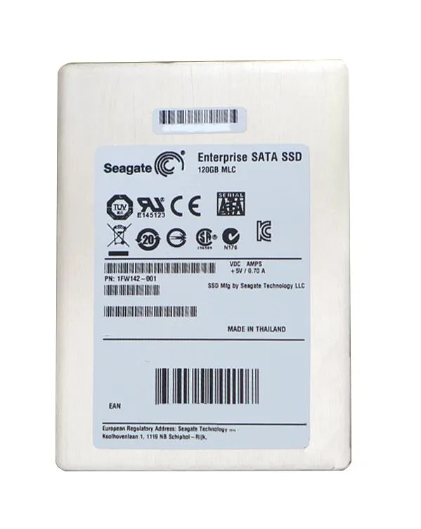1FW142-001 - Seagate Enterprise 120GB Multi-Level-Cell SATA 6Gb/s 2.5-inch Solid State Drive