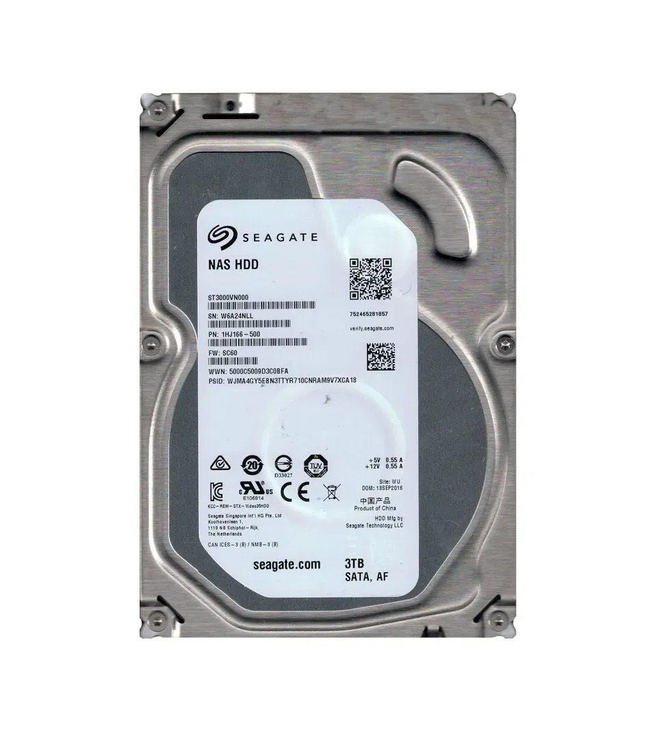 1HJ166-500 - Seagate 3TB 7200RPM SATA 6Gb/s 3.5-inch Hard Drive