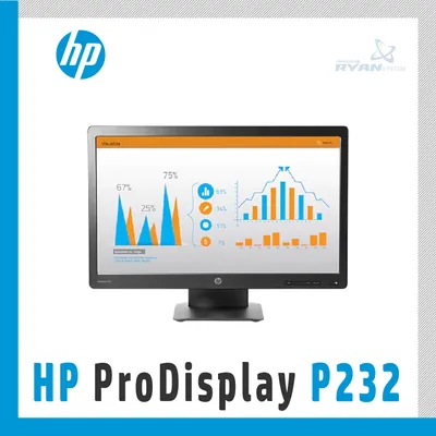 HP 1JS07A8#ABA ProDisplay P232 23-inch LED-Backlit LCD Monitor