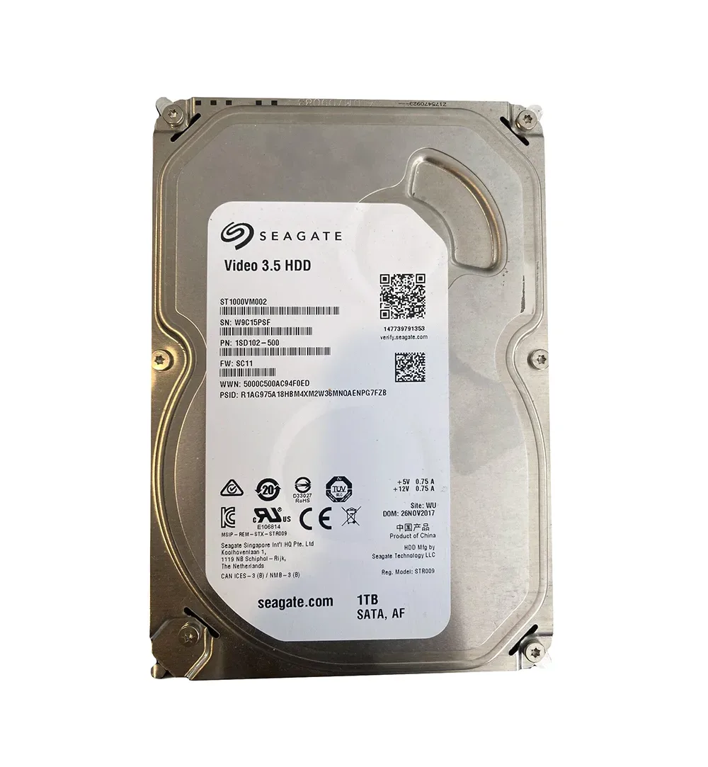 1SD102-500 - Seagate 1TB 5900RPM SATA 6Gb/s 64MB Cache (CE) 3.5-inch Hard Drive
