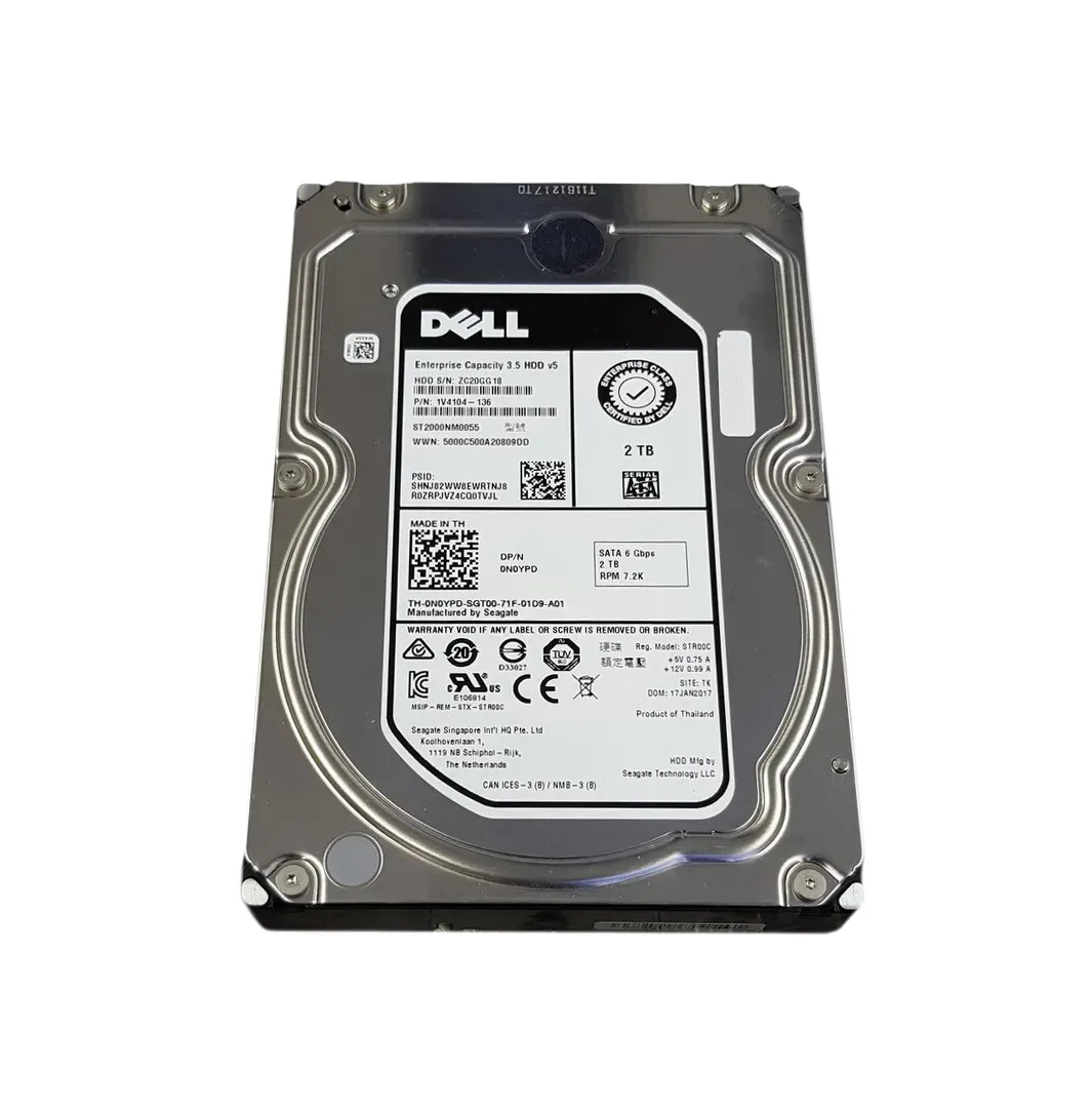 1V4104-136 - Seagate Enterprise Capacity 2TB 7200RPM SATA 6Gb/s 128MB Cache (512n) 3.5-inch Hard Drive