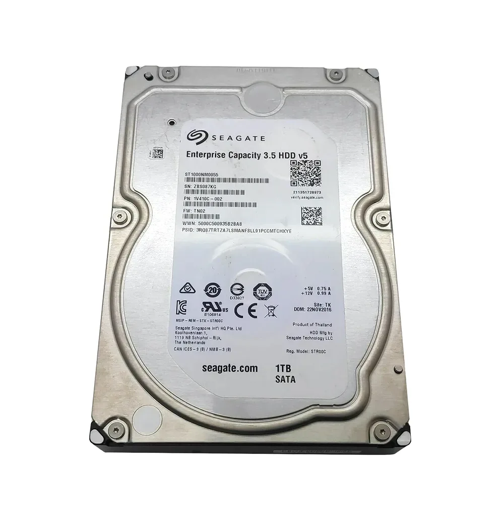 1V410C-002 - Seagate Enterprise Capacity 1TB 7200RPM SATA 6Gb/s 128MB Cache (512n) 3.5-inch Hard Drive