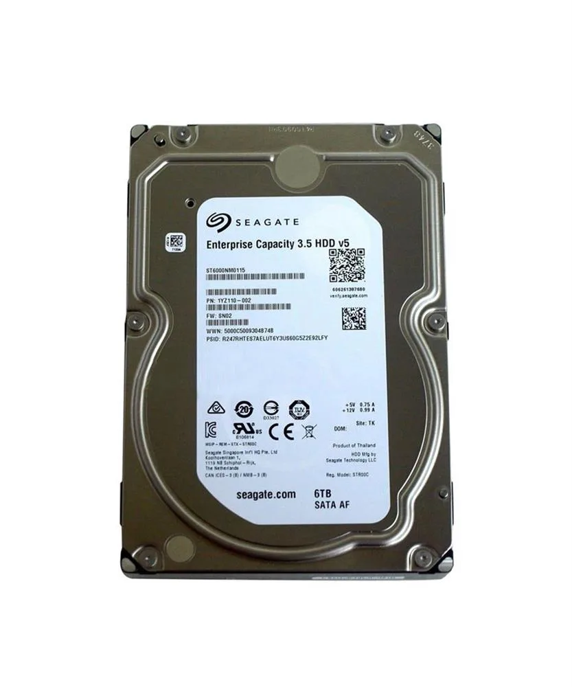 1YZ110-136 - Seagate Exos 7E8 6TB 7200RPM SATA 6Gb/s 512e 256MB Cache 3.5-inch Hard Drive